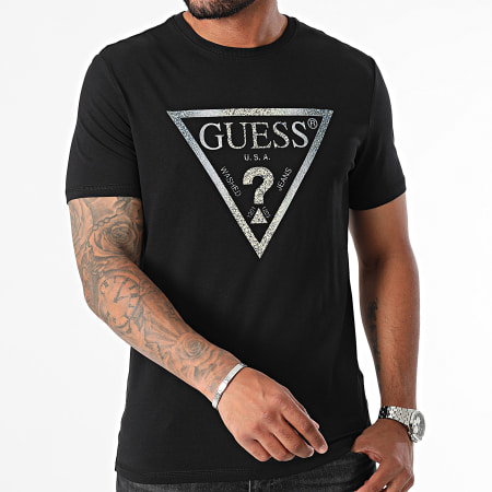 Guess - Camiseta M4BI35-J1314 Negro