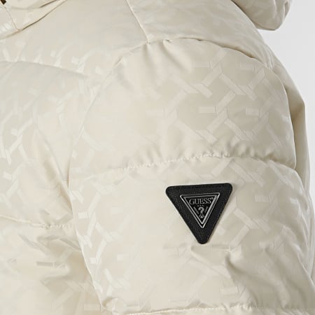 Guess - Chaqueta de plumón con capucha M4BL42-WG9L2 Beige