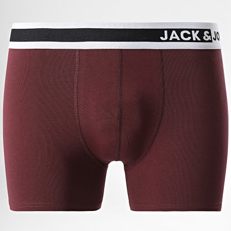 Jack And Jones - Juego de 10 Jimmy Solid Boxers Negro Azul Real Naranja Gris Bordeau Verde Caqui