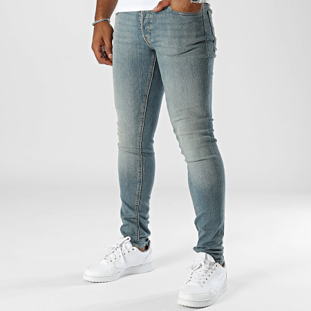 Jack And Jones - Glenn Original Blauwe Denim Slim Jeans