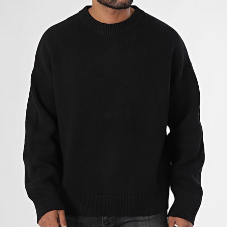 Jack And Jones - Kobe Oversize Trui Zwart