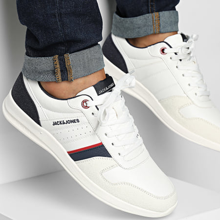 Jack And Jones - Baron White Navy Blaze Sneakers