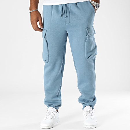 MTX - Blauw Grijze Cargo Joggingbroek