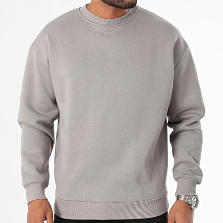 MTX - Sudadera de cuello redondo ZT1009 Gris