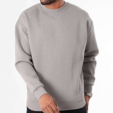 MTX - Sudadera de cuello redondo ZT1009 Gris