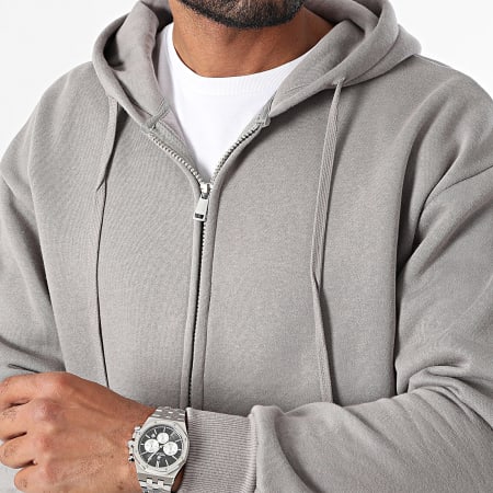 MTX - Sudadera con cremallera ZT1010 Gris