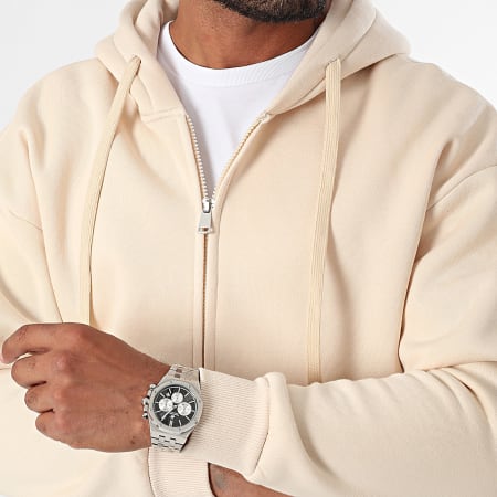 MTX - Sudadera con cremallera ZT1010 Beige