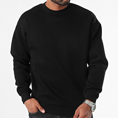 MTX - Sudadera con cuello redondo ZT1009 Negro