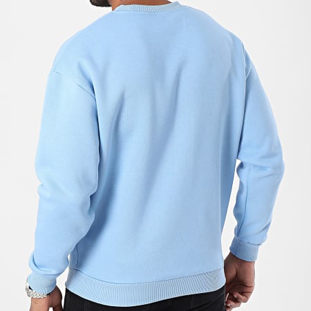 MTX - Sudadera con cuello redondo ZT1009 Azul claro