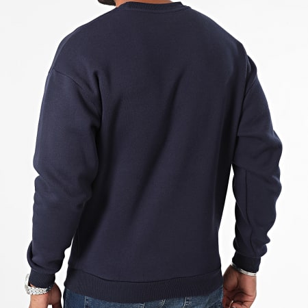 MTX - Sweat Top met ronde hals ZT1009 marineblauw