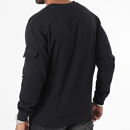 Petrol Industries - Sudadera con cuello redondo SWH310 Negro