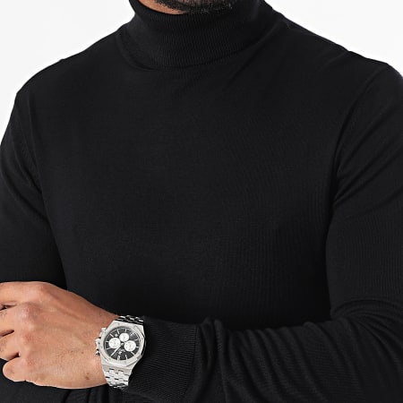 Petrol Industries - Noos KWC001 Maglione a collo alto nero