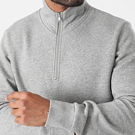 Produkt - Sudadera básica con cremallera Heather Grey