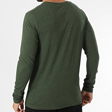 Produkt - GMS Hendrick Camiseta Bolsillo Manga Larga Verde Caqui Oscuro