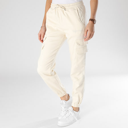 Project X Paris - Pantalon Cargo Femme TF239707 Beige Clair