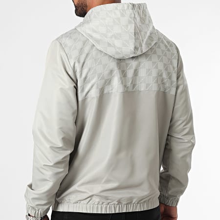 Sergio Tacchini - Intrico 40824 Chaqueta con cremallera y capucha beige