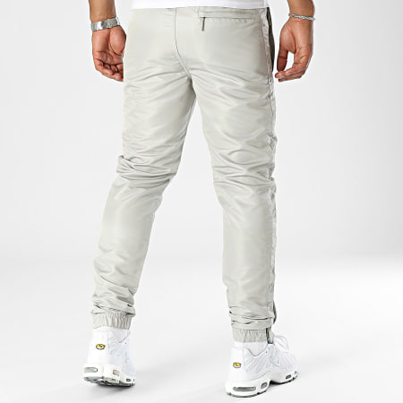 Sergio Tacchini - Intrico 40826 Pantalón de chándal con banda beige