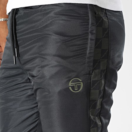 Sergio Tacchini - Intrico 40826 Zwarte Joggingbroek met Band