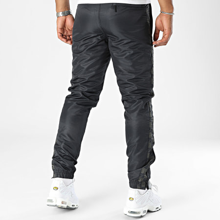 Sergio Tacchini - Intrico 40826 Zwarte Joggingbroek met Band