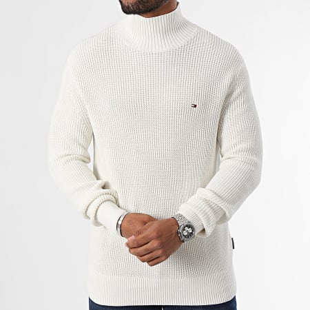 Tommy Hilfiger - Pull Rib Cotton 7328 Beige Clair