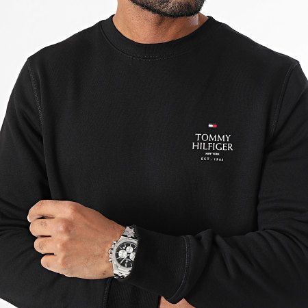 Tommy Hilfiger - Hilfiger Stack 5524 Crewneck Sweatshirt Zwart