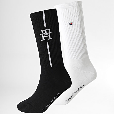 Tommy Hilfiger - Lot De 2 Paires De Chaussettes 9850 Noir Blanc