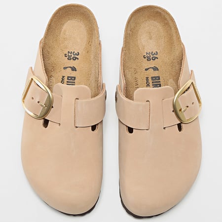 BIRKENSTOCK - Damessandalen Boston Grote Gesp Beige