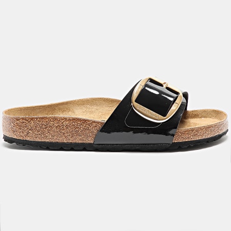 BIRKENSTOCK - Sandalias Mujer Madrid Gran Hebilla Negro Oro