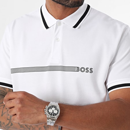 BOSS - Paddy 1 Polo a maniche corte 50519745 Bianco