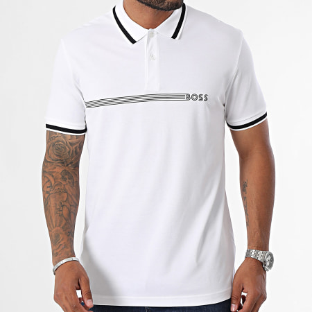 BOSS - Paddy 1 Polo a maniche corte 50519745 Bianco