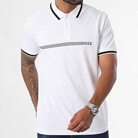 BOSS - Paddy 1 Polo a maniche corte 50519745 Bianco