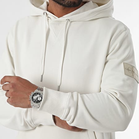 Calvin Klein - Sudadera con capucha 3430 Beige claro