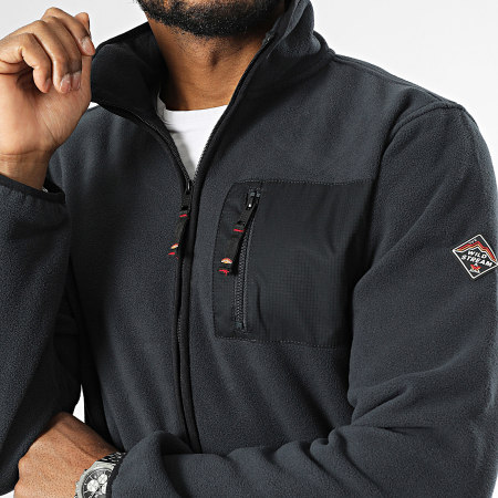 Classic Series - Veste Polaire Zippée Bleu Marine