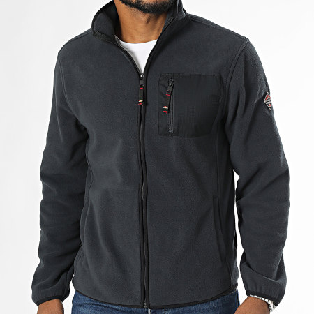 Classic Series - Veste Polaire Zippée Bleu Marine