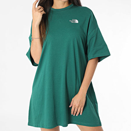 T shirt jurk groen 2025