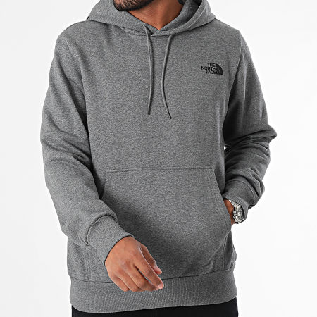 The North Face - Hood Logo Hoodie A89EJ Heide Grijs