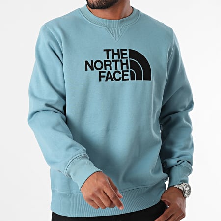 The North Face - Drew Peak A89EK Sudadera de cuello redondo azul claro