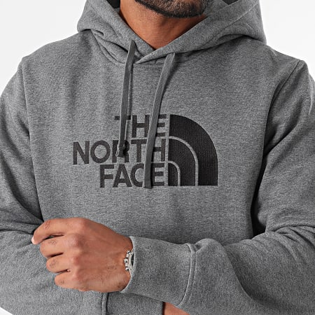 The North Face - Drew Peak A89EM Felpa con cappuccio grigio scuro