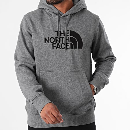 The North Face - Drew Peak A89EM Felpa con cappuccio grigio scuro