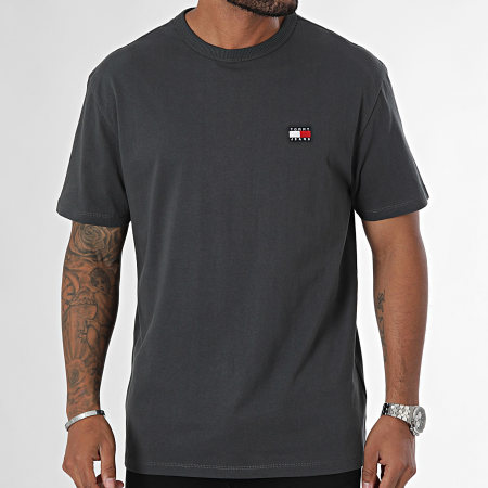 Tommy Jeans - Badge T-shirt 7995 Houtskool Grijs