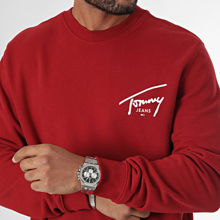 Tommy Jeans - Sweat Crewneck Entry Graphic 9230 Bordeaux