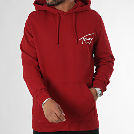 Tommy Jeans - Felpa con cappuccio grafica Entry 9229 Bordeaux