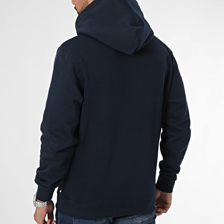 Tommy Jeans - Regular Gold Sudadera con capucha Signature 0507 Navy Gold