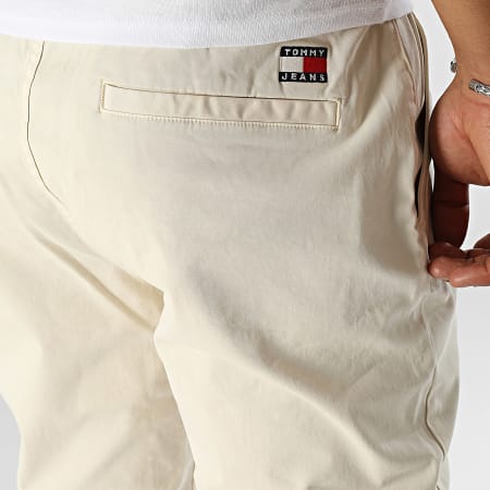 Tommy Jeans - Pantalone Jogger Slim Austin 0456 Beige