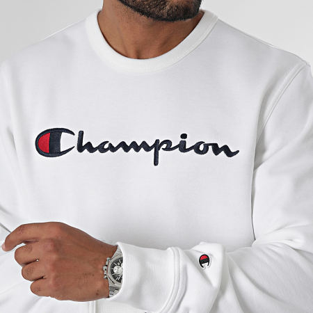 Champion - Sweat Crewneck 220254 Blanc