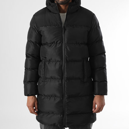 LBO - Doudoune Capuche Longue 0341 Noir
