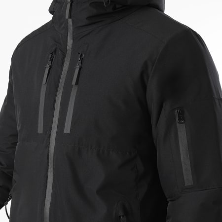 Classic Series - Parka con capucha 0344 Negro