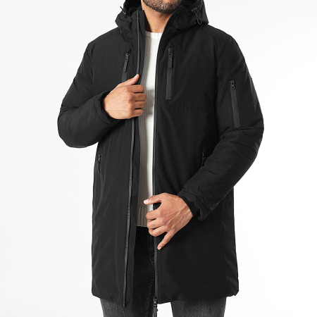 Classic Series - Parka con capucha 0344 Negro