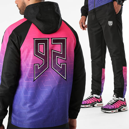 MA9 Mafia Nueve - Ensemble De Survetement Diamant 92 Gradiente Electric Night Black