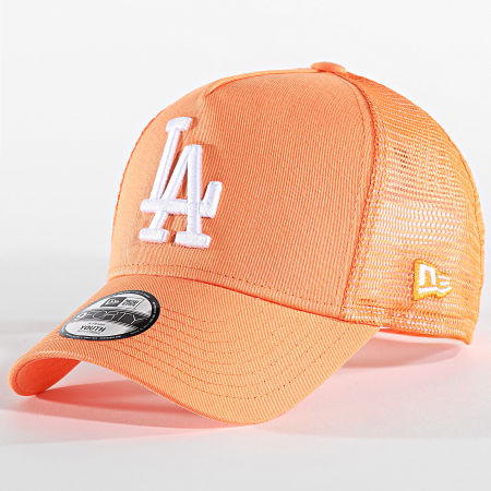 New Era - Gorra de camionero para niños 9Forty LA 60565587 Naranja